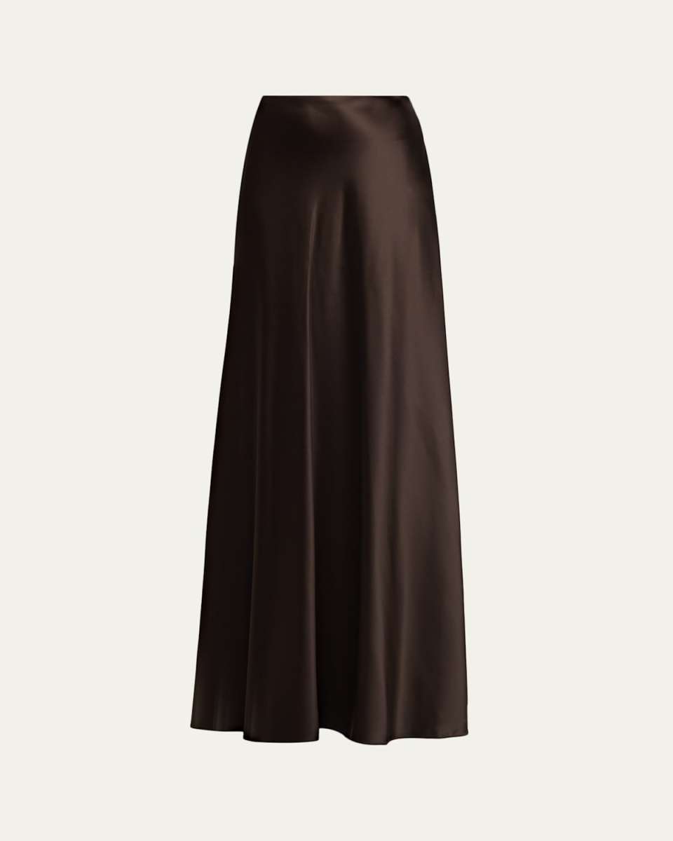 Masina Satin Trumpet Maxi Skirt